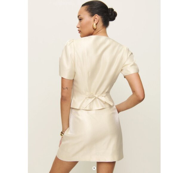 Reformation Mika Two Piece - Cream - Picture 5 of 15